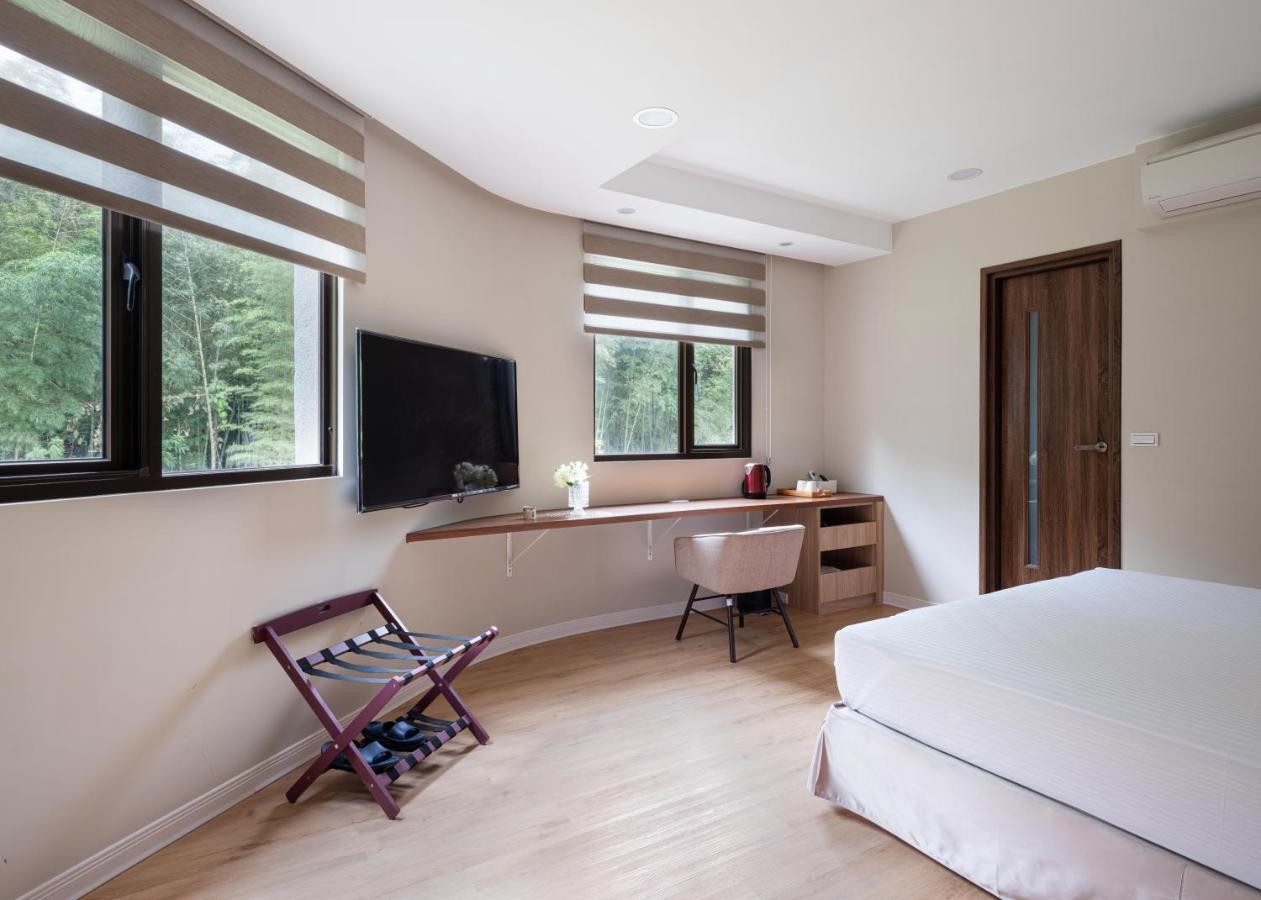 名竹旅社 Minzu Hotel Lugu Exterior foto